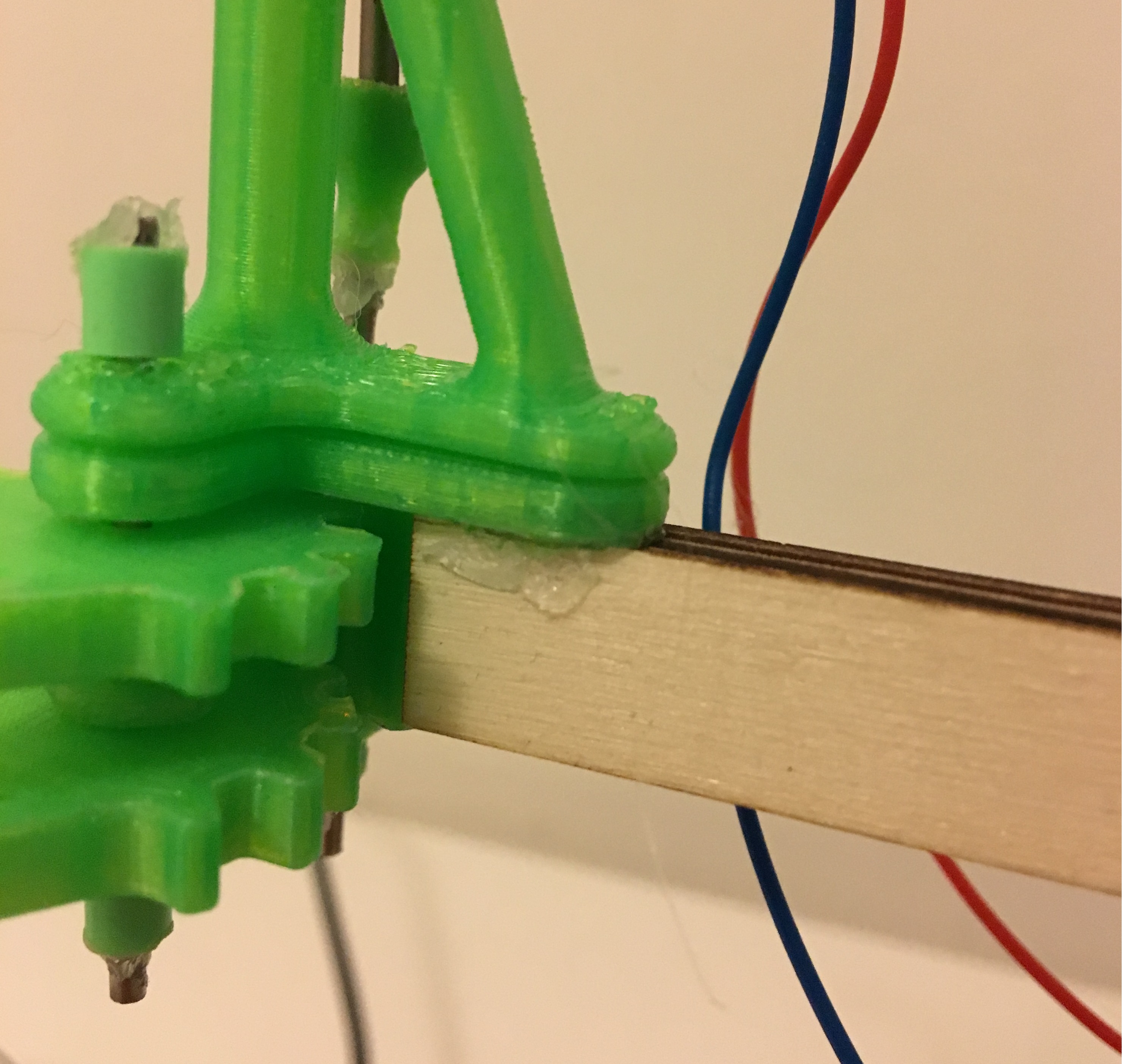 robot claw on arm